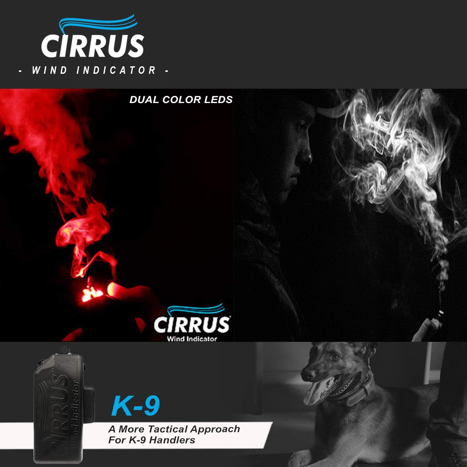 Cirrus wind indicator detachable lanyard shown for hands-free training.