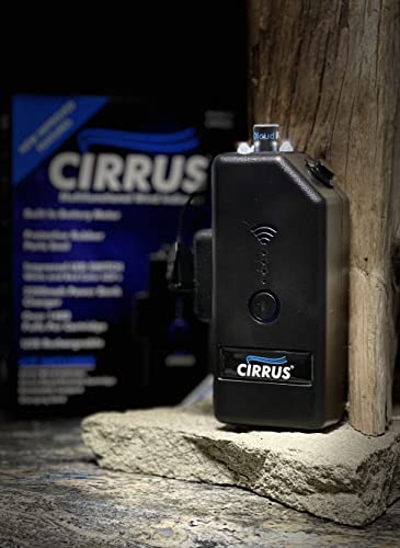 Cirrus wind indicator with built-in power bank for on-the-go training uptime.