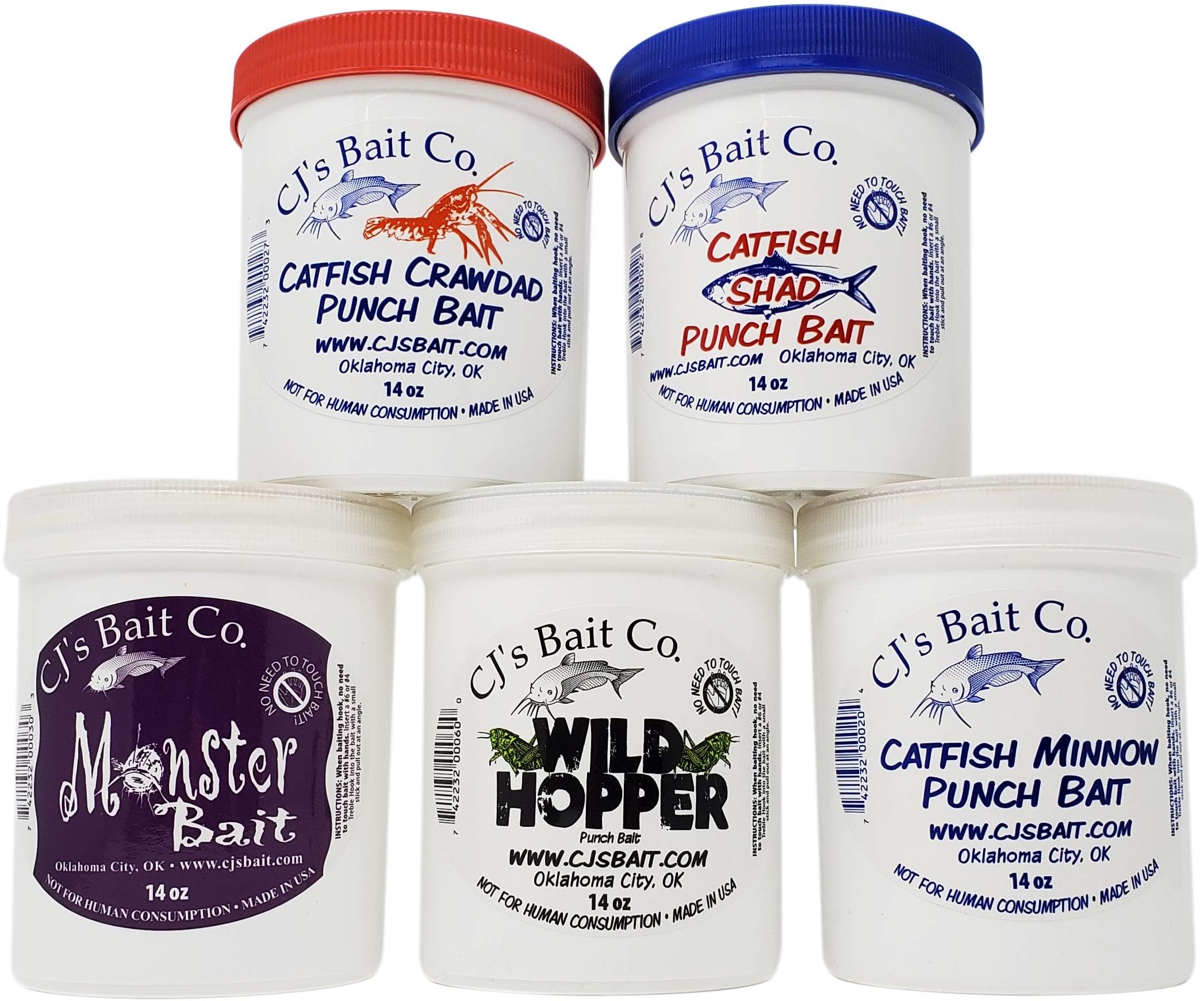 CJS Punch Bait no refrigeration feature keeps bait usable.