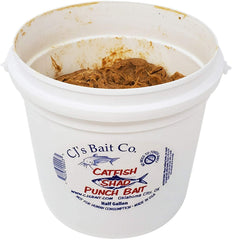 CJ's Punch Bait shad half-gallon package ready for fishing day