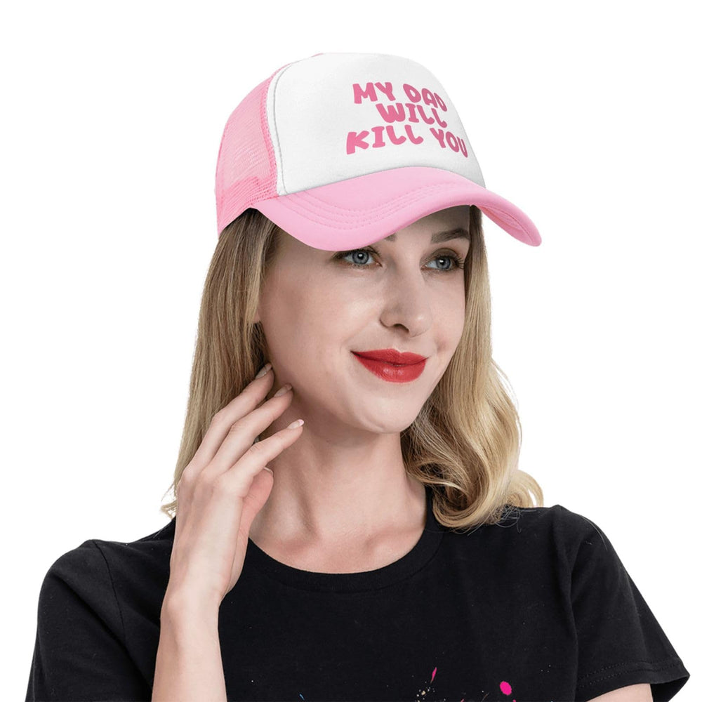 Ckajuoau My Dad Will Kill You hat adds playful style
