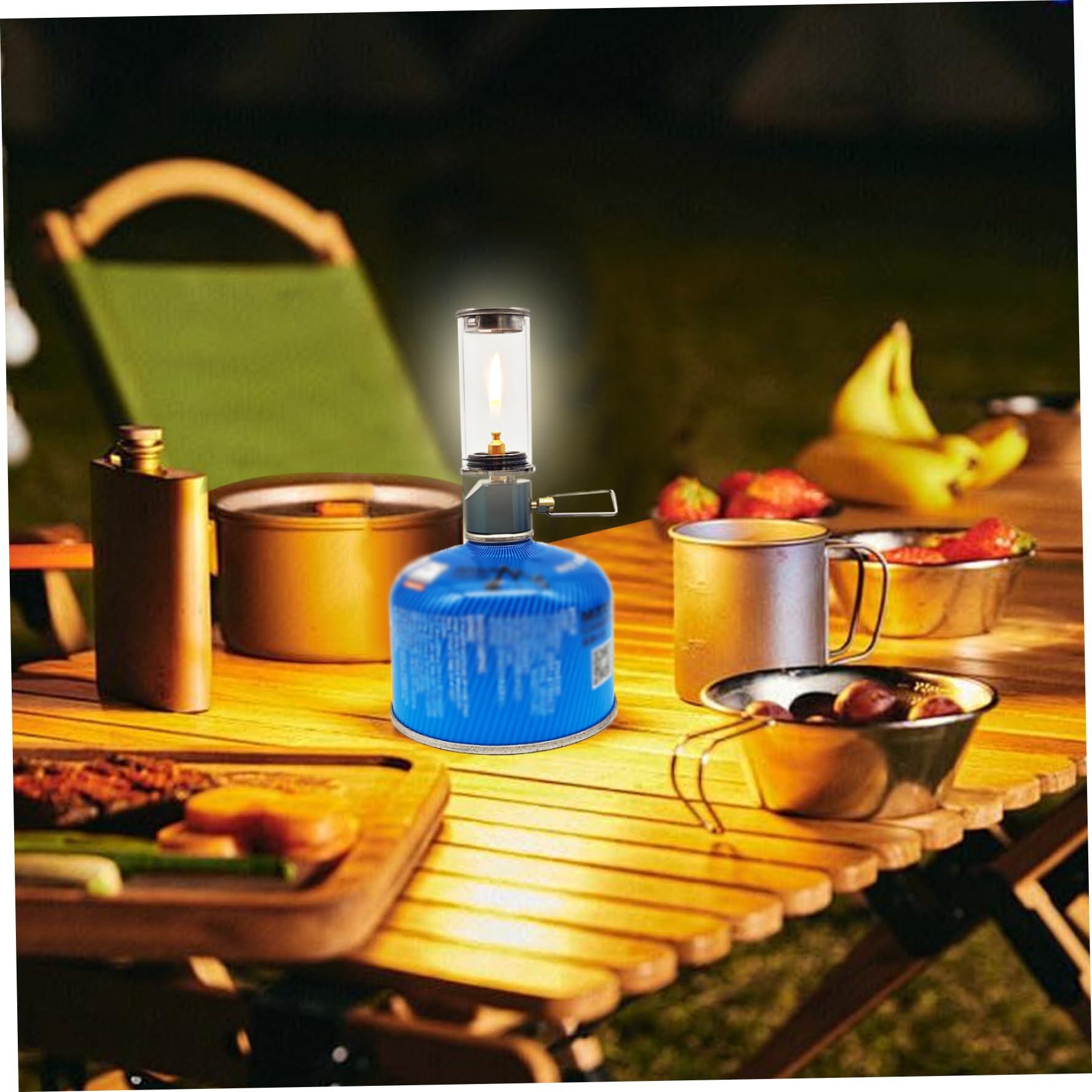 Lightweight, compact Ckuakiwu lantern ready for backpacking