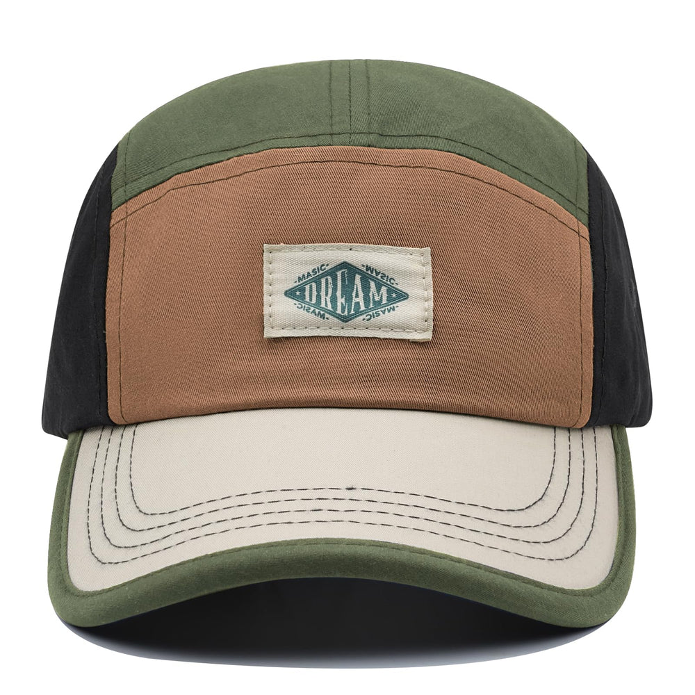 Back View of Unstructured 5-Panel Hat