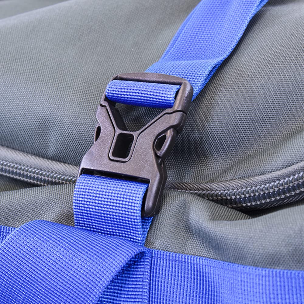 CLAM 14531 gear bag opened showing large compartments ideal for tackle and clothing