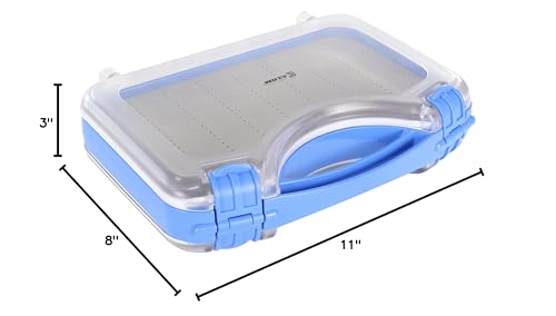 CLAM 15631 Jig Box Magnum open lid showing 420 pre-cut jig slots for quick access.