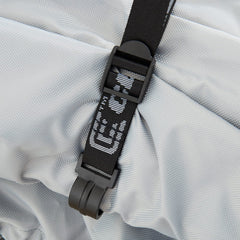 CLAM Fish Trap Deluxe Travel Cover 12593 secure-attachment shows stability on rough terrain.