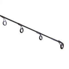 CLAM Mack 45” heavy ice rod featuring skeletal seats for heightened bite sensitivity.