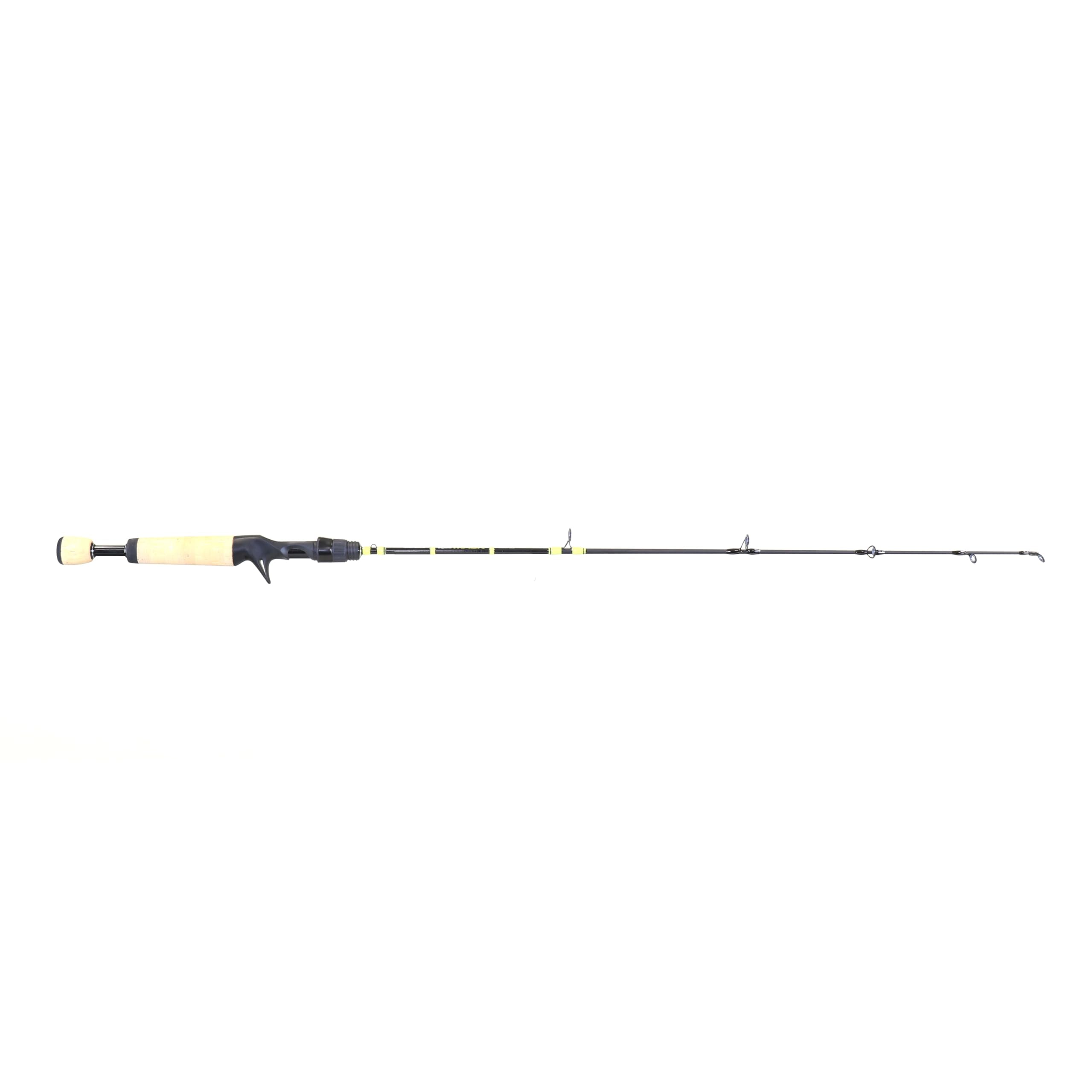 CLAM Mack Baitcast Rod 36in front view highlights heavy backbone for big-game fishing
