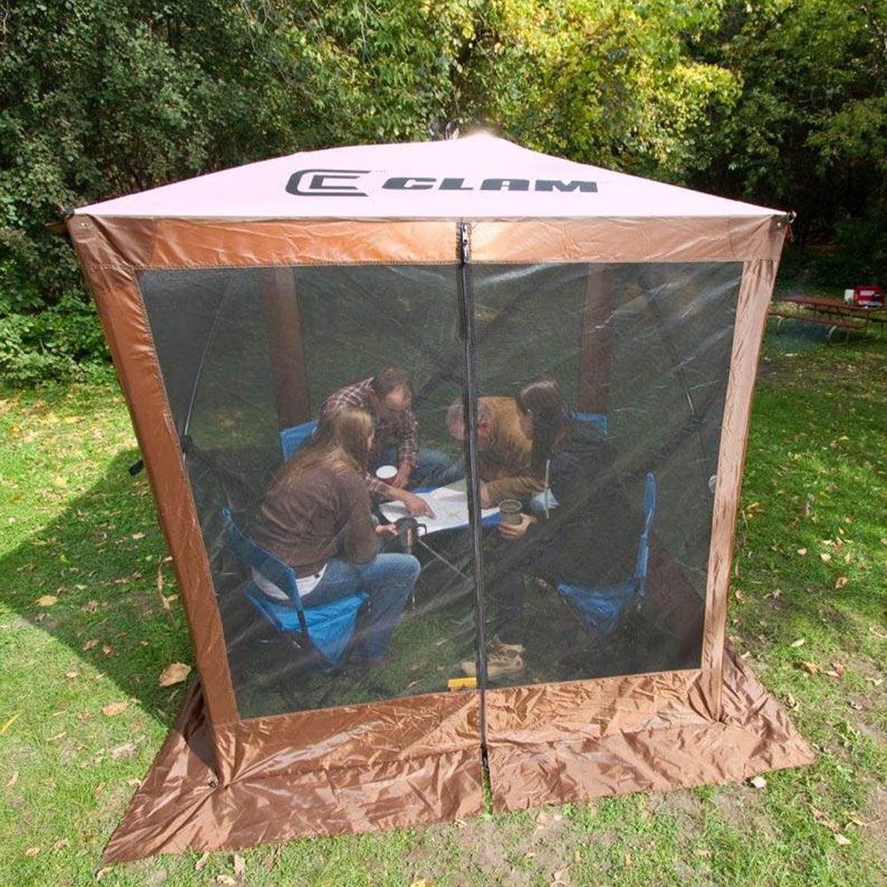 CLAM Pop Up Screen Tent compact pack size for easy transport