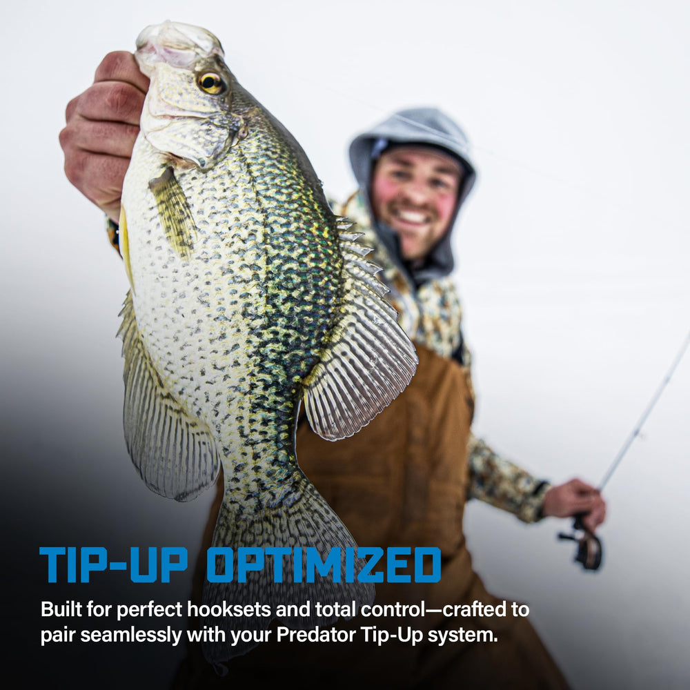 CLAM Predator 42in rod offers moderate action for versatile presentations.