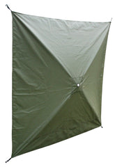 CLAM Quick-Set wind and sun panels carry bag demonstrates easy storage and transport