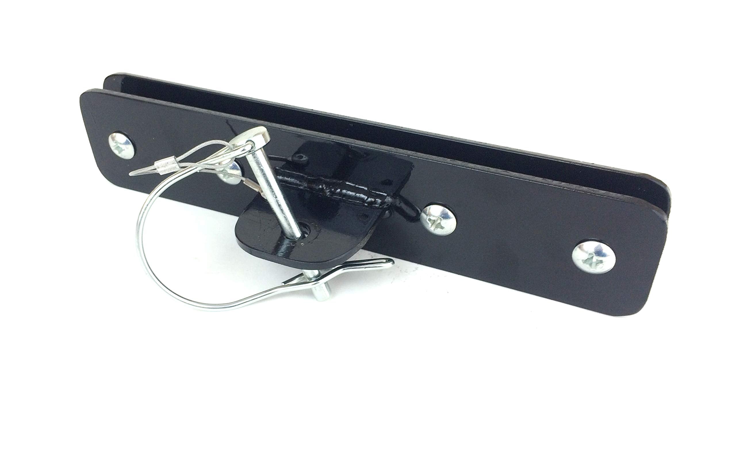 CLAM sled hitch receiver assembly enables daisy-chaining for multiple fish houses on ice