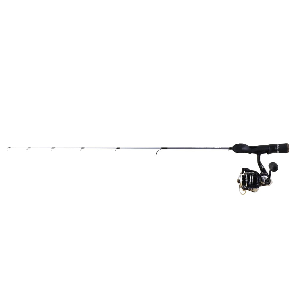 CLAM Tatsumi 30-inch quick-tip ice rod and reel combo with ultra-sensitive strike detection for anglers.