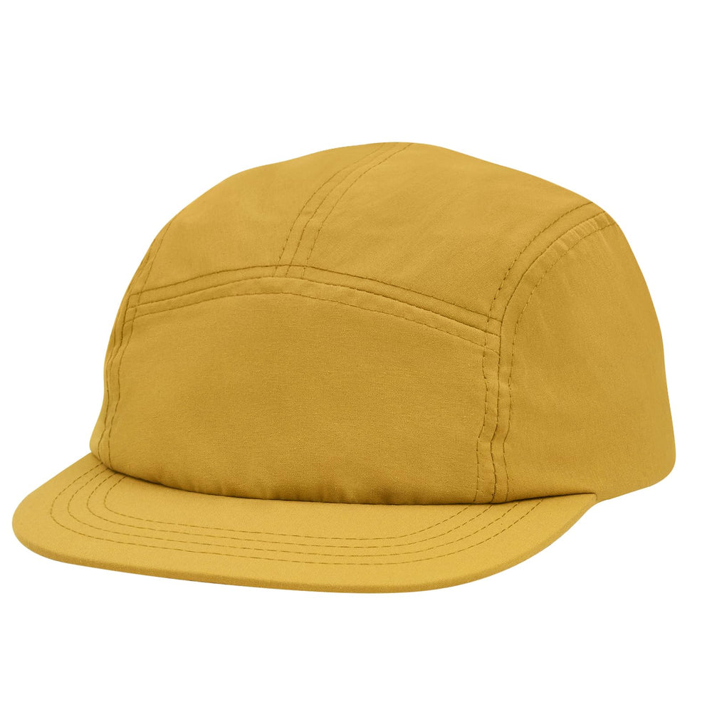 Short brim detail of CLAPE 5 Panel Hat - 3.9 inches