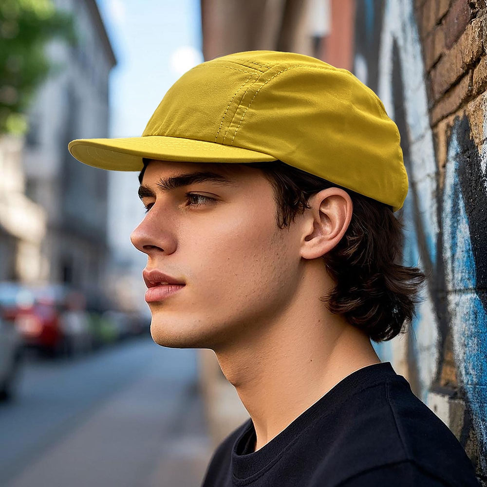 All-day comfort: CLAPE 5 Panel Hat on head