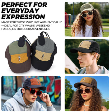 Breathable eyelets on the cap