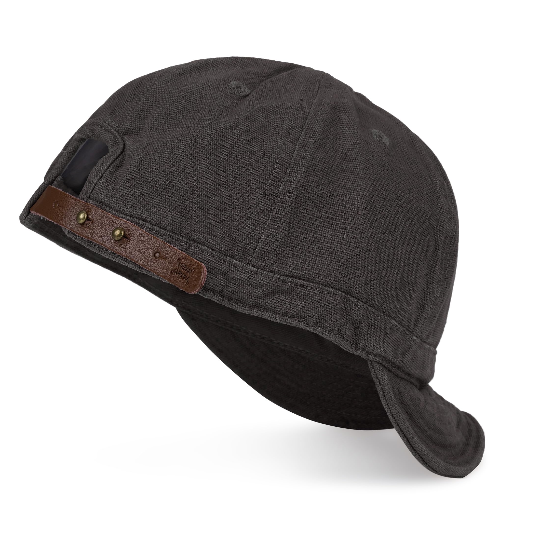 CLAPE DY06 Gray Short Bill Cap worn in urban outfit