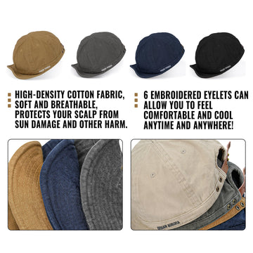 1.97 inch short brim detail on CLAPE cap