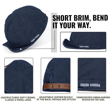 Right side view of CLAPE DY06 Navy cap