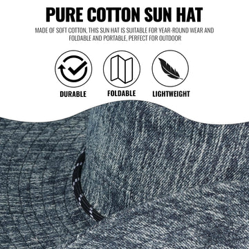 Adjustable drawstring inside crown for secure fit