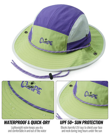 Brim down for full sun coverage
