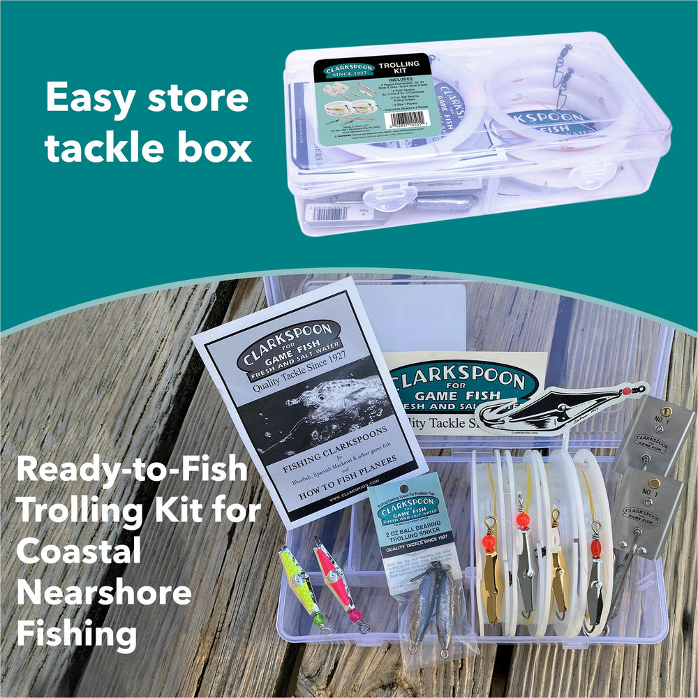 Clarkspoon flash spoons attract schools of predator fish more effectively.
