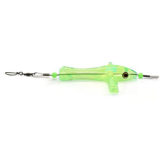 Clarkspoon Resin Sea Bird teaser spread action in offshore trolling setup.