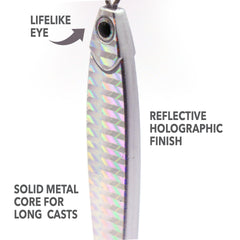 Clarkspoon Stick Jig measures 4-3/8 inches including the hook.