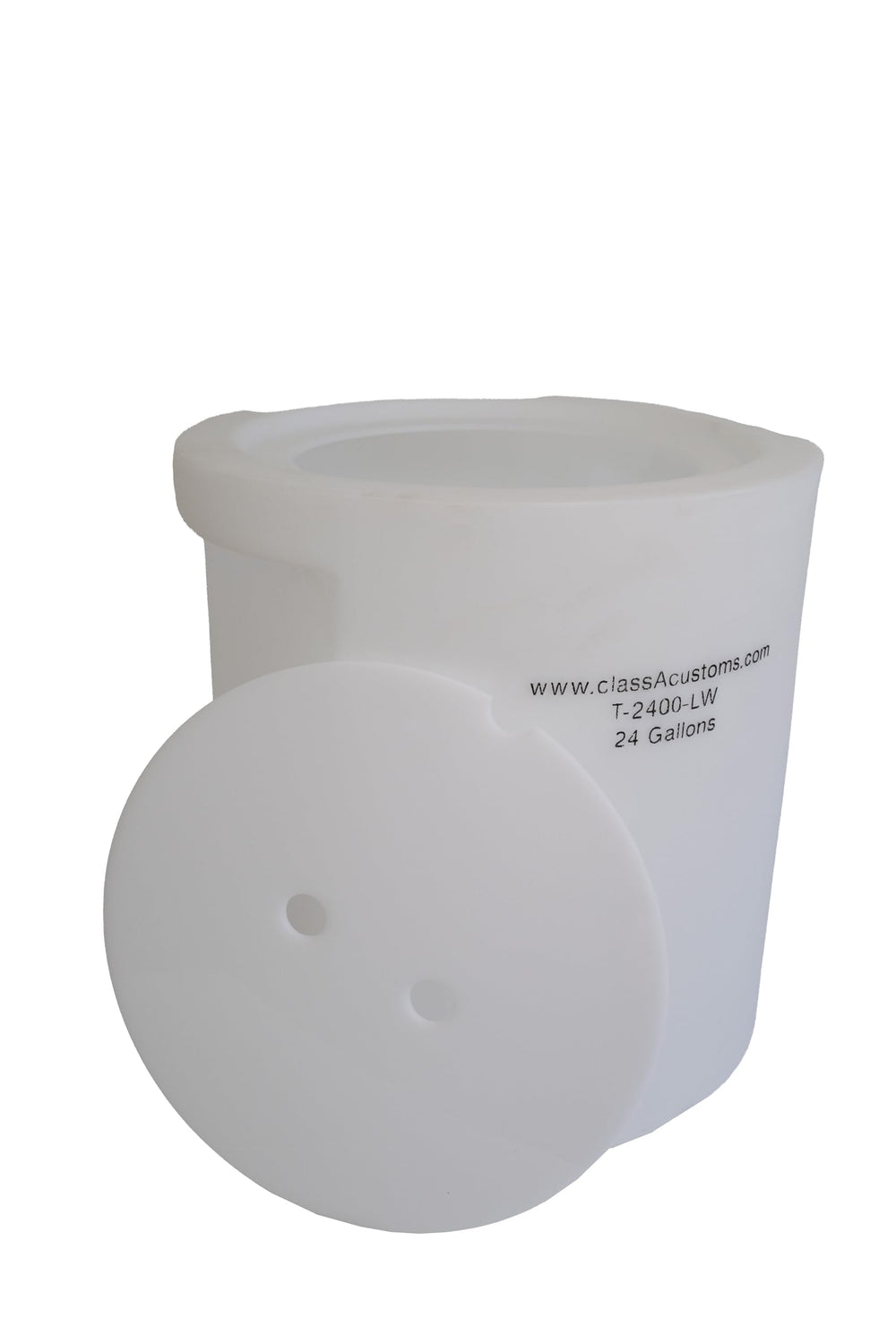 classAcustoms Marine T2400-LW baitwell lid securely recessed for transport