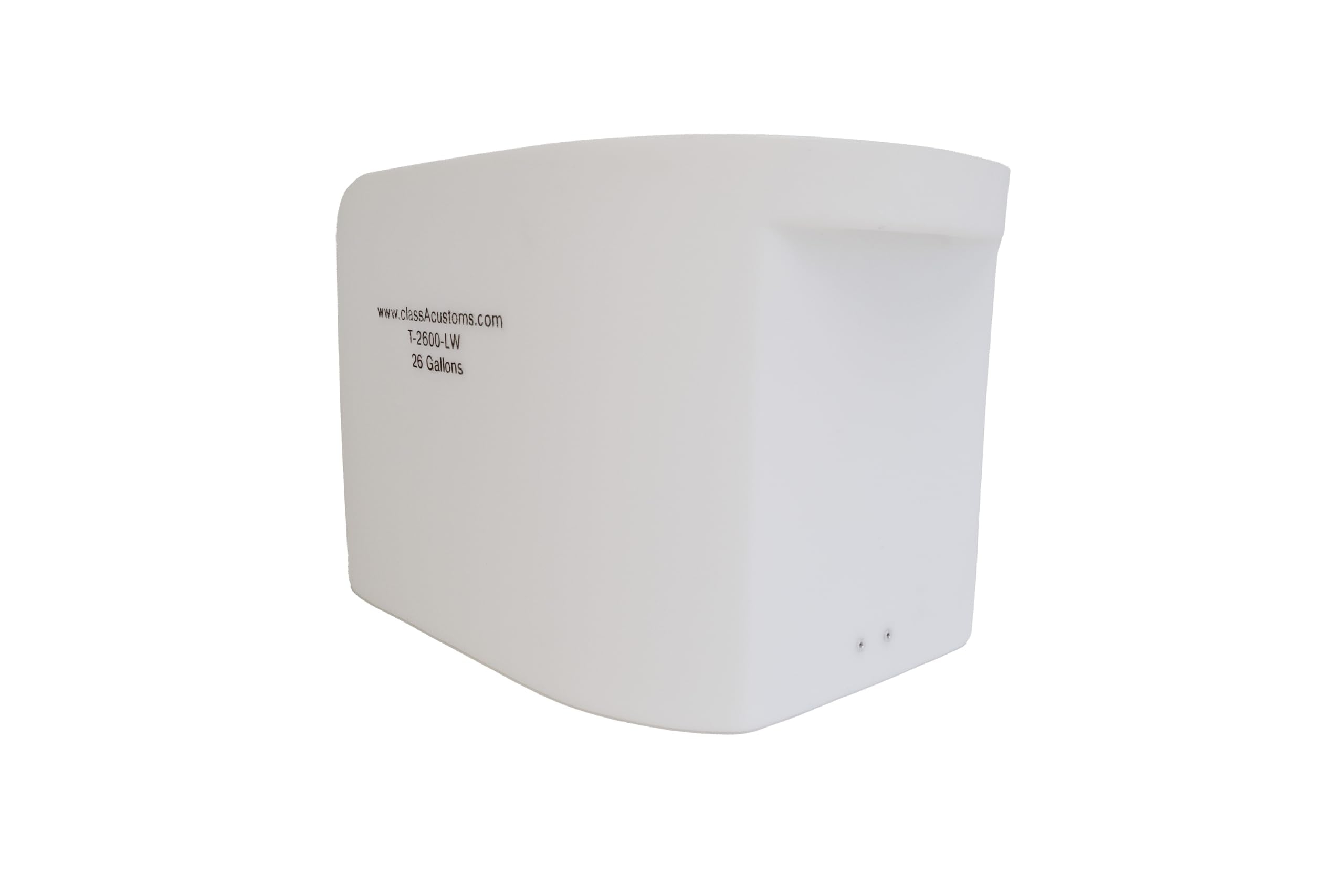 classAcustoms Marine T-2600-LW aluminum inserts support secure mounting brackets.