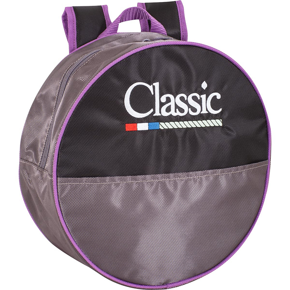 Classic Kid Rope Bag in blackpurple with zippered compartment for up to three ropes