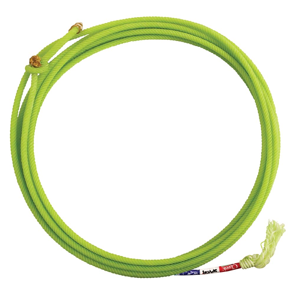 Classic Spydr5 35-foot heel rope with CoreTech for durable roping practice.