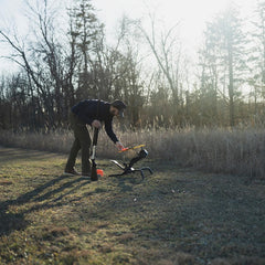 Compact folding legs for easy transport and storage