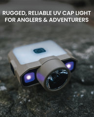 Claymore Capon 120D UV shows three lighting modes for camping or running tasks.
