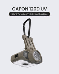 Claymore Capon 120D UV demonstrates UV mode for fishing visibility without spooking fish.