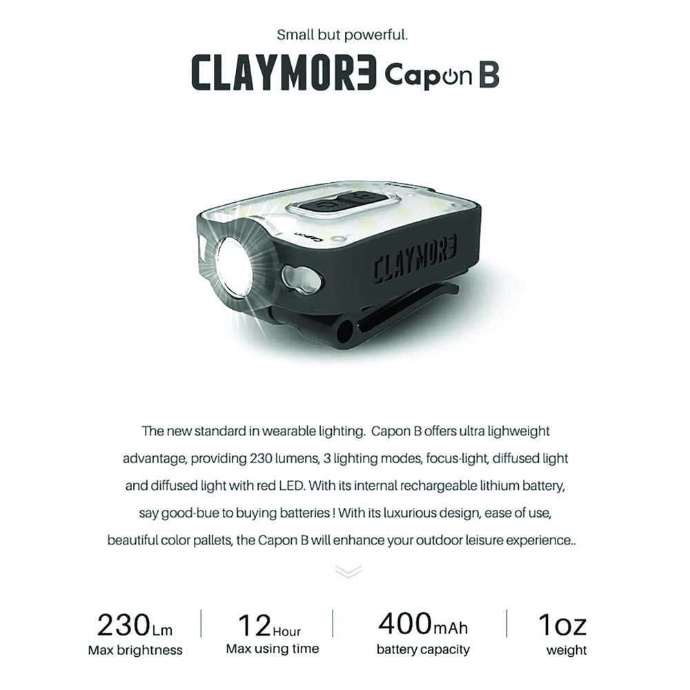Claymore Capon 40B USB-C recharge in action for quick, on-demand power.