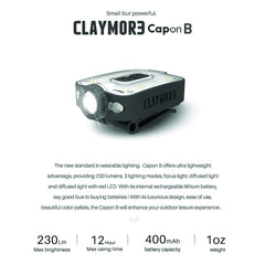 Claymore Capon 40B USB-C recharge in action for quick, on-demand power.