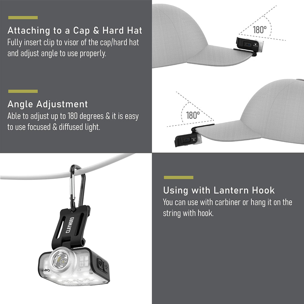 Claymore Capon 80C three-mode lighting for camping