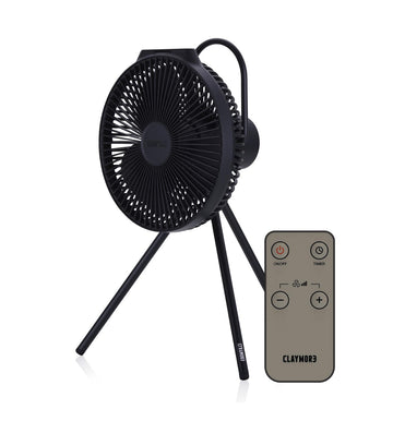 Claymore V1040 front view showing compact portable design for versatile cooling