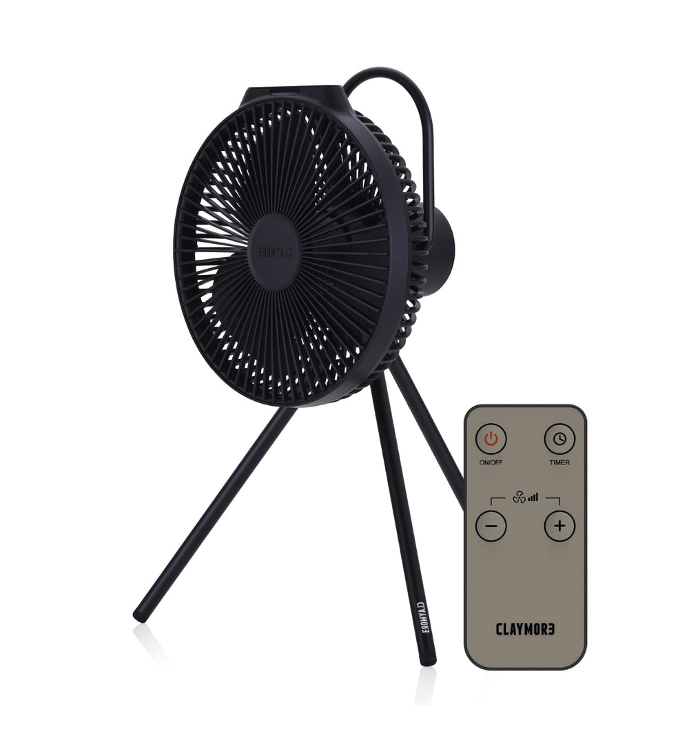 Claymore V1040 front view showing compact portable design for versatile cooling