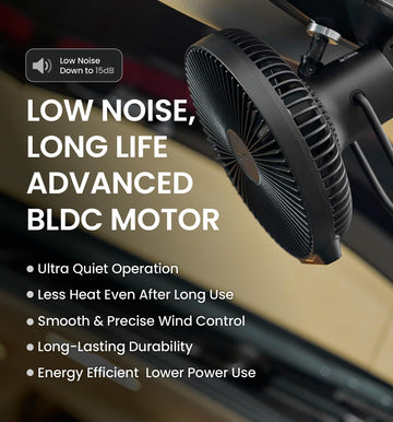 Claymore V1040 quiet 4-speed setting emphasizes low-noise operation for bedrooms