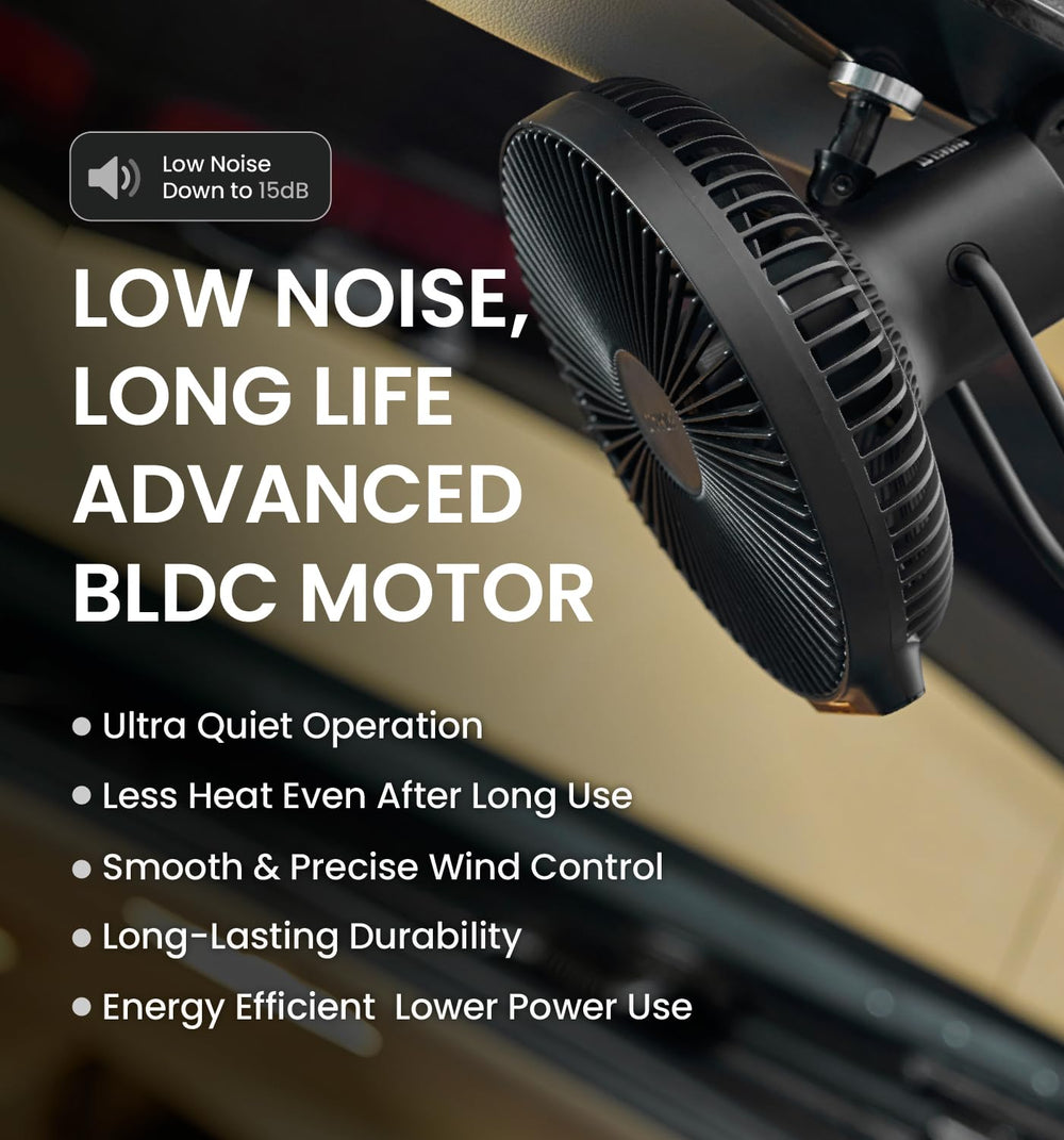 Claymore V1040 quiet 4-speed setting emphasizes low-noise operation for bedrooms