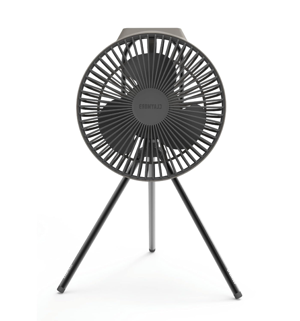 Claymore V600+ Warm Gray front view showing portable cooling for camping