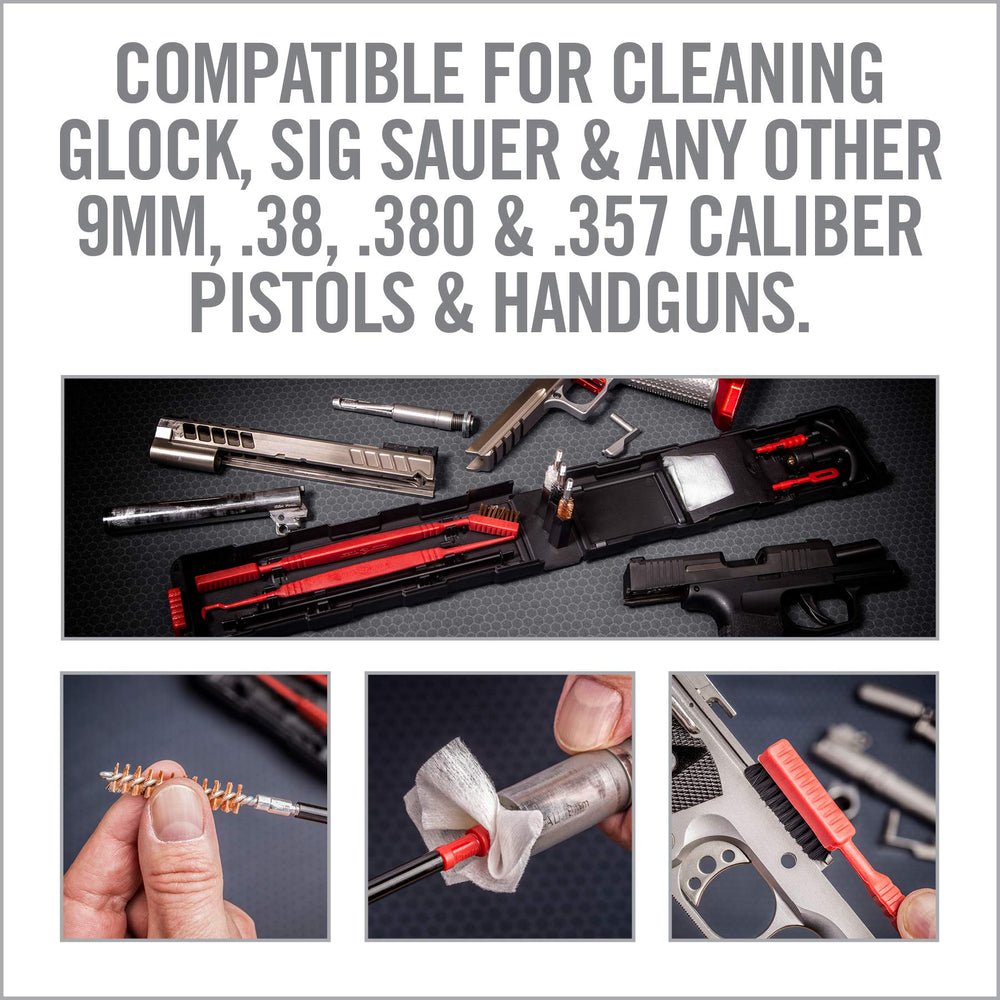 Cleaning kit compatible with Glock and SIG SAUER
