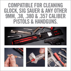 Cleaning kit compatible with Glock and SIG SAUER