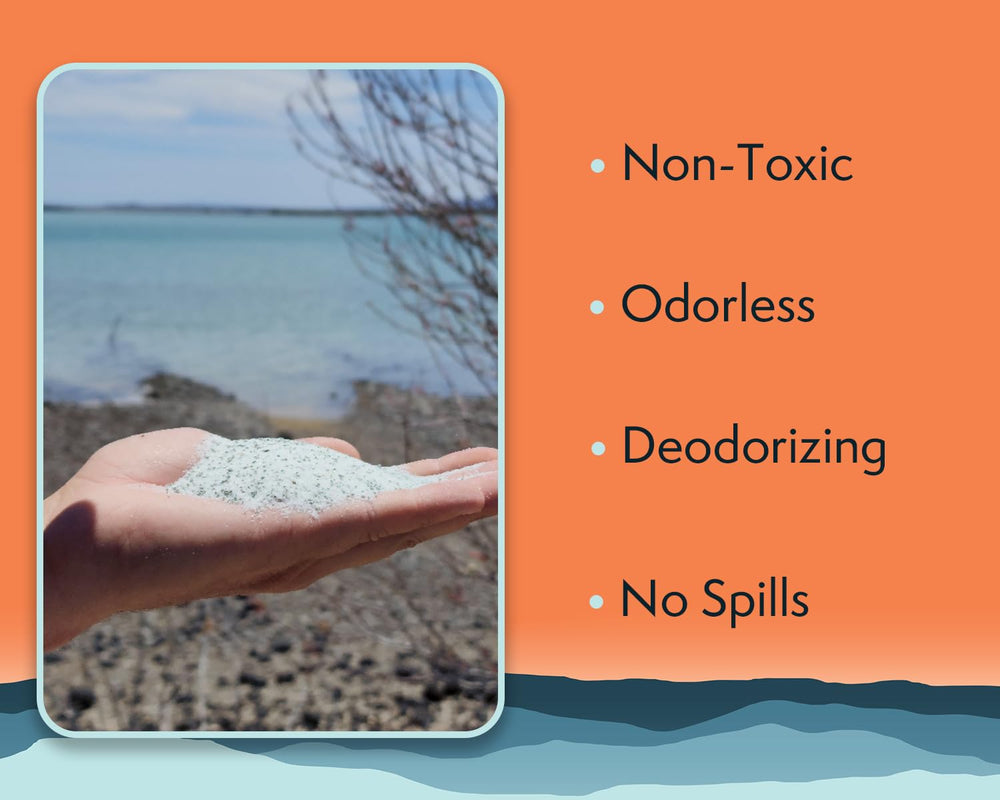 Cleanwaste go anywhere toilet kit interior view demonstrates portable sanitation readiness.