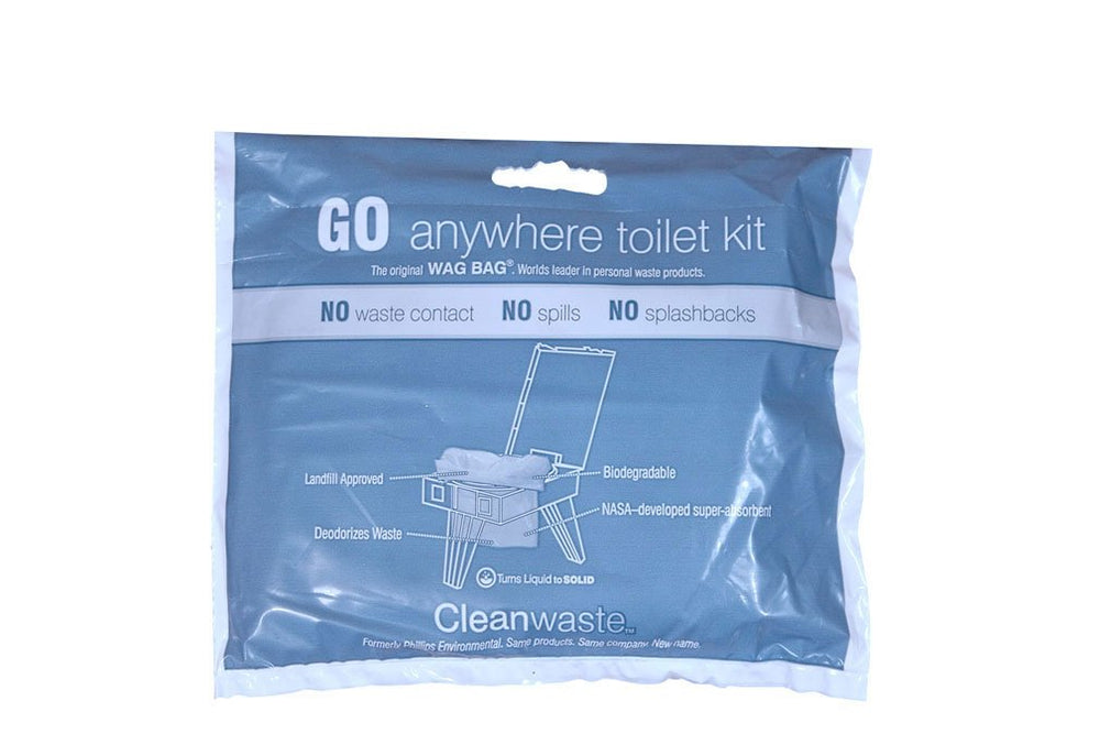 Cleanwaste Original WAG BAG features durable outer bag and puncture-resistant disposal pouch