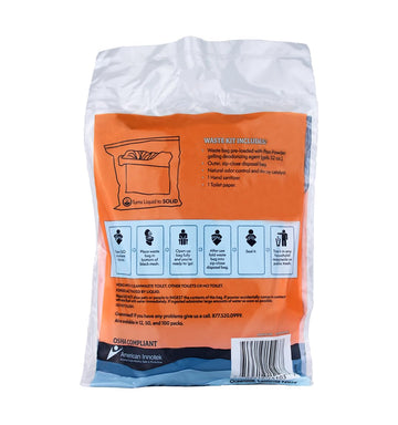 Cleanwaste Original WAG Bag waste capacity 32oz, suitable for multiple uses.