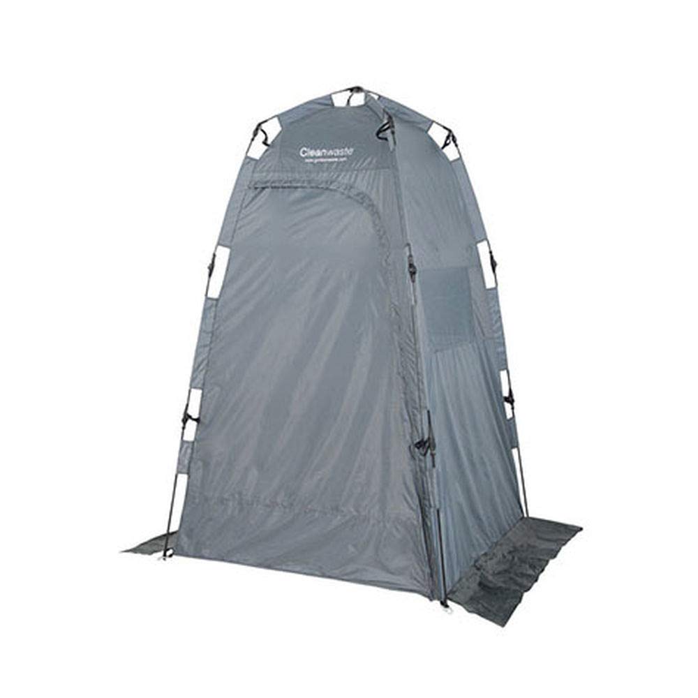 Cleanwaste spacious privacy tent tall for outdoor showers.