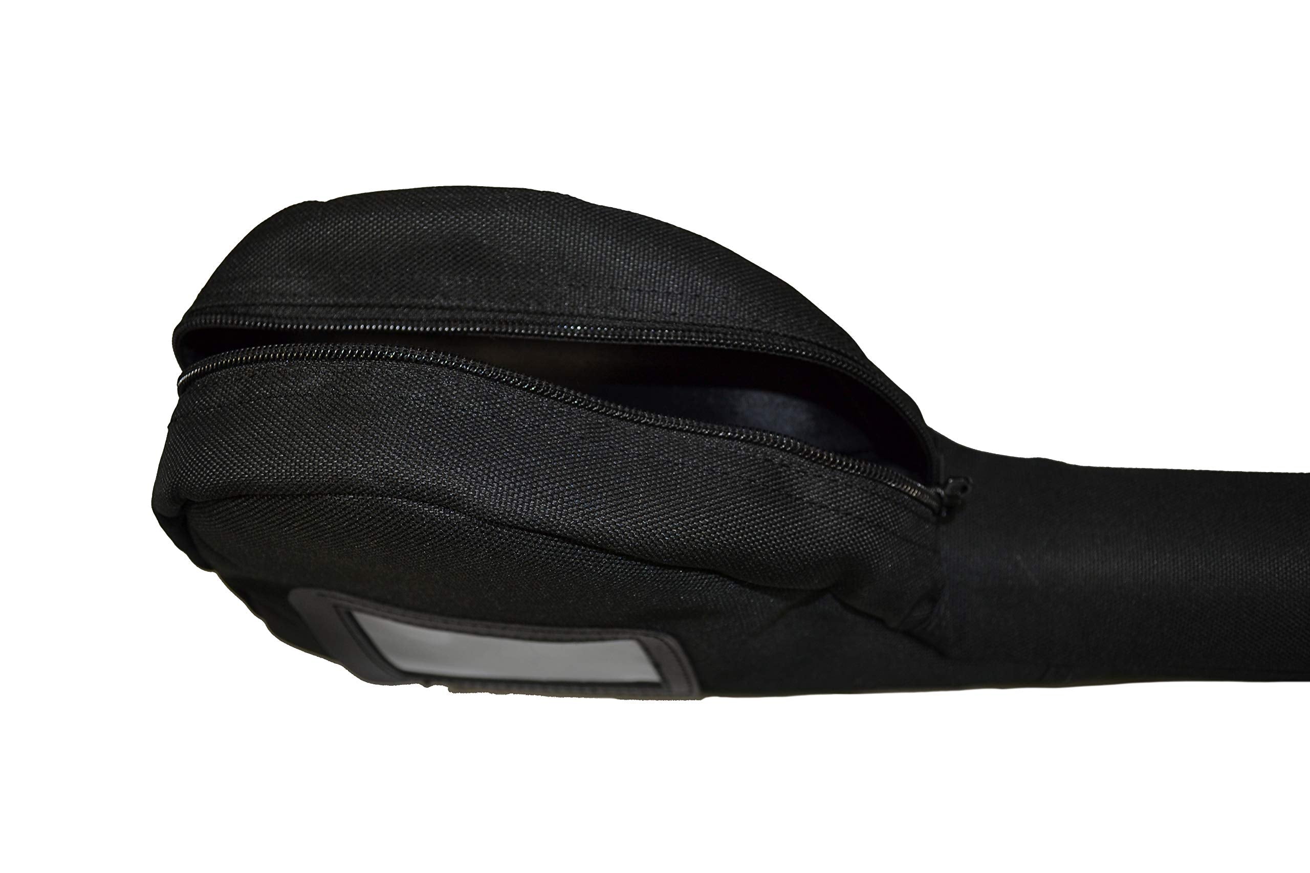 Clear Creek rod case with reel compartments securely organized for transport.